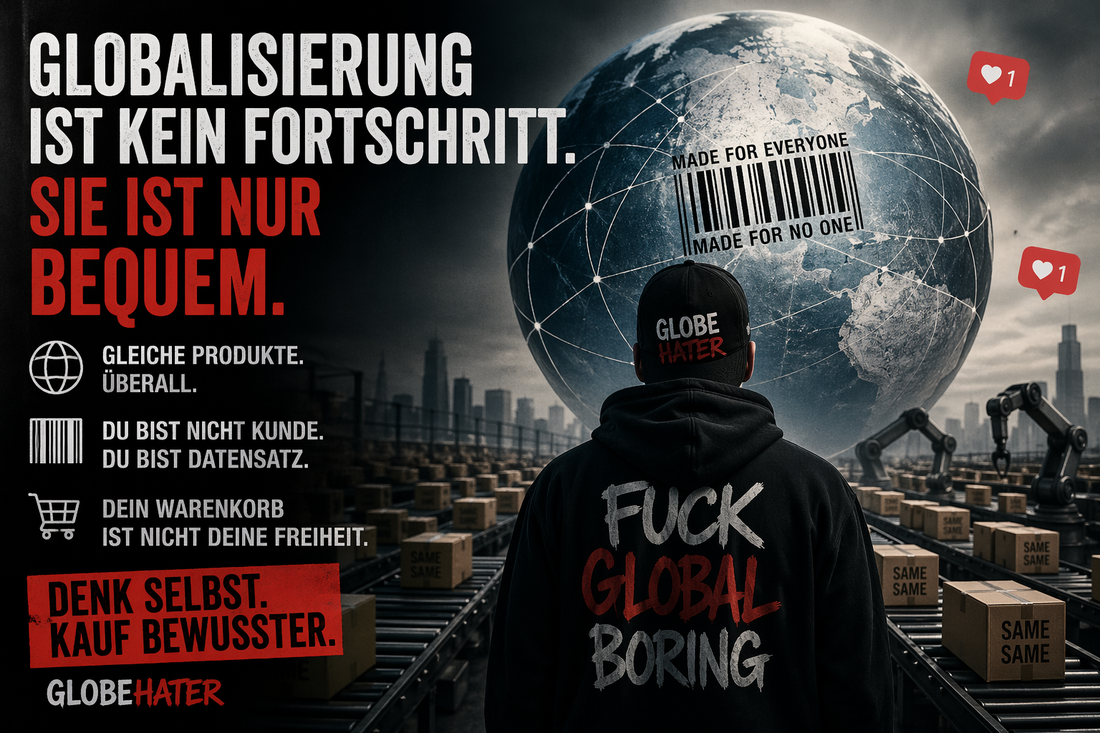 „Globalisierung ist kein Fortschritt – sie ist nur bequem.“
